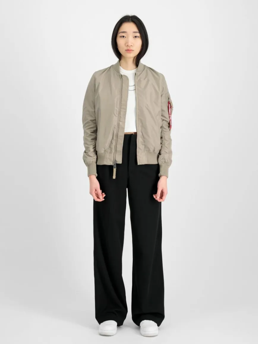 Alpha Industries Jacken & Westen*Damen Bomberjacke grün uni