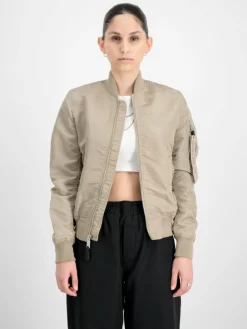 Alpha Industries Jacken & Westen*Damen Bomberjacke grün uni