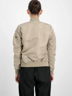 Alpha Industries Jacken & Westen*Damen Bomberjacke grün uni