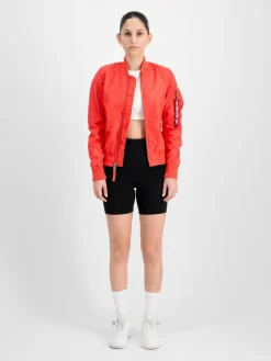 Alpha Industries Jacken & Westen*Damen Bomberjacke rot uni