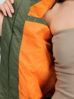 Alpha Industries Jacken & Westen*Damen Bomberjacke grün uni