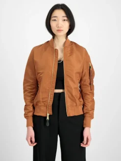 Alpha Industries Jacken & Westen*Damen Bomberjacke braun uni