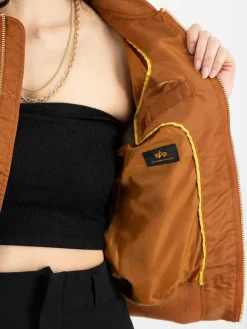 Alpha Industries Jacken & Westen*Damen Bomberjacke braun uni