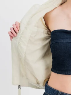 Alpha Industries Jacken & Westen*Damen Bomberjacke weiß uni