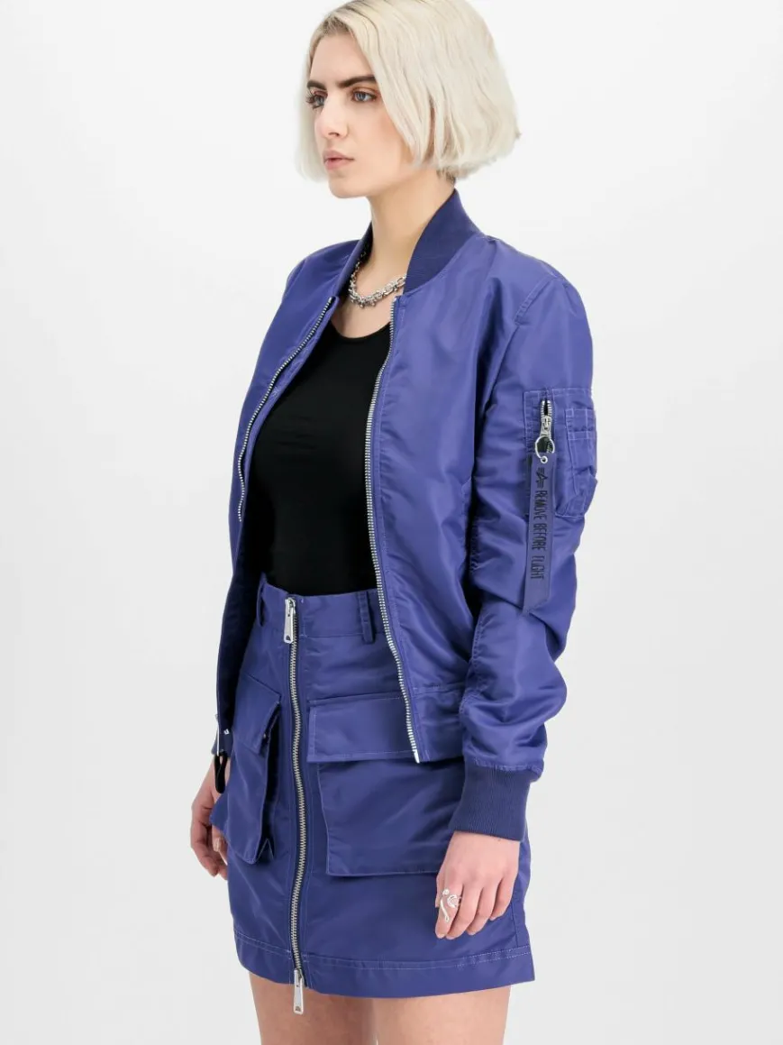 Alpha Industries Jacken & Westen*Damen Bomberjacke purple uni