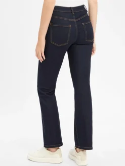 Marie Lund Jeans*Damen Bootcut Jeans marine uni