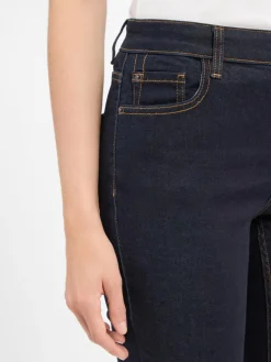 Marie Lund Jeans*Damen Bootcut Jeans marine uni