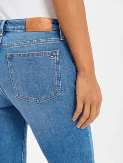 Tommy Hilfiger Jeans*Damen Bootcut-Jeans - Flo medium stone uni