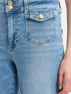 MOS MOSH Jeans*Damen Bootcut-Jeans - MMColette light stone uni