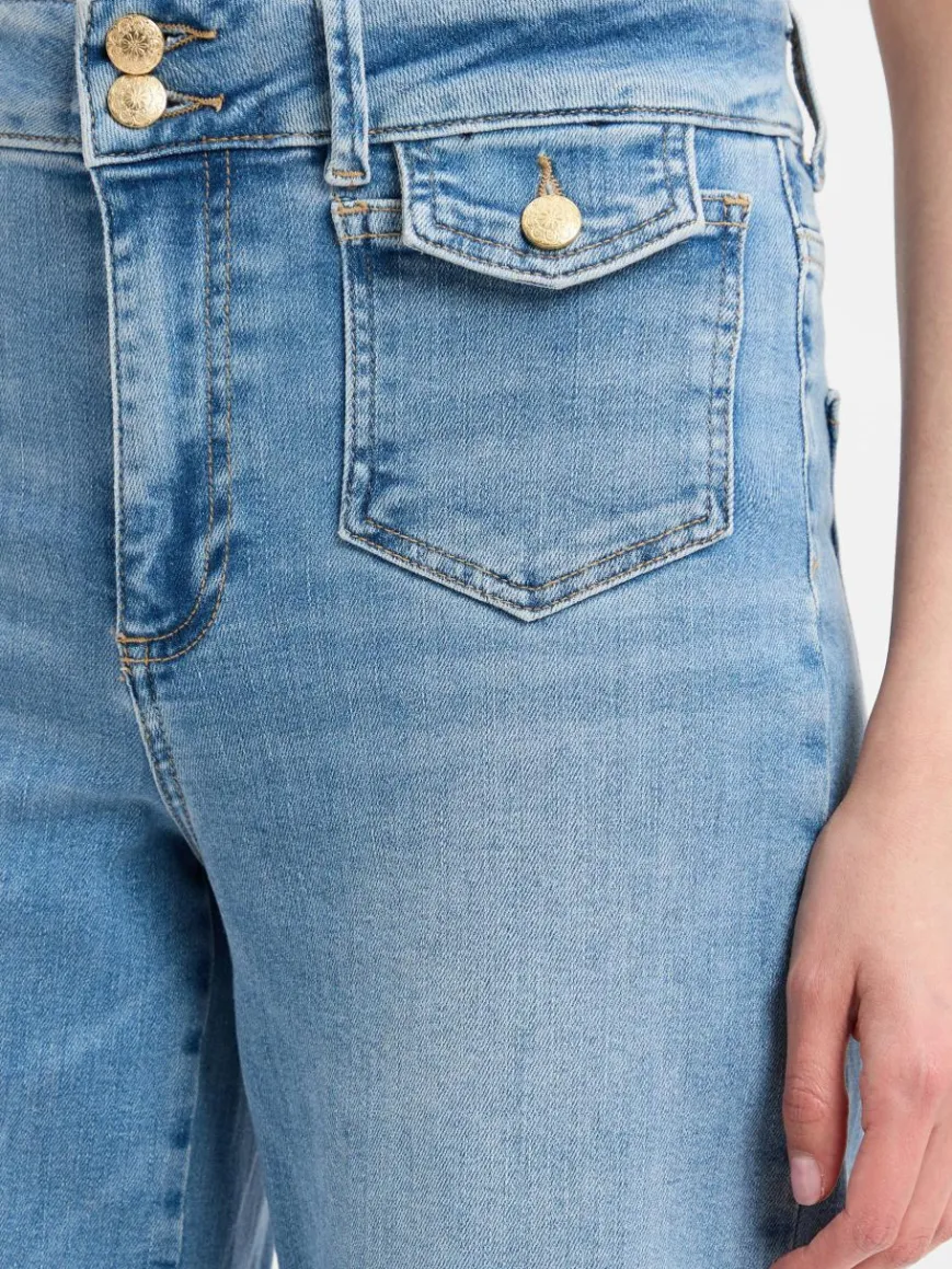 MOS MOSH Jeans*Damen Bootcut-Jeans - MMColette light stone uni