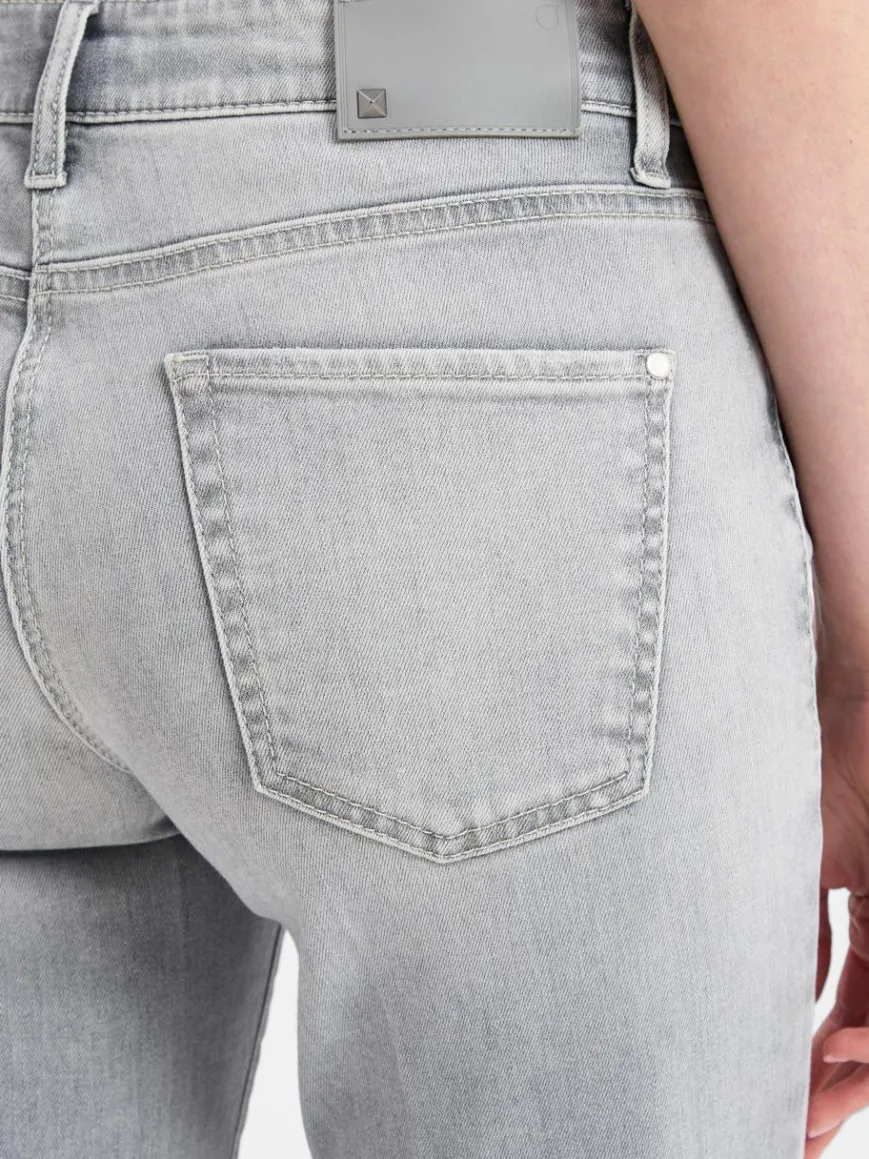 Cambio Jeans*Damen Bootcut-Jeans - Paris hellgrau uni