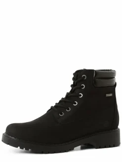 Tamaris Boots & Stiefeletten*Damen Boots aus Leder schwarz uni