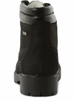 Tamaris Boots & Stiefeletten*Damen Boots aus Leder schwarz uni