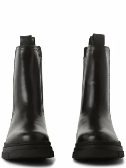 Tamaris Boots & Stiefeletten*Damen Boots aus Leder schwarz uni