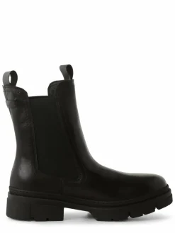 Tamaris Boots & Stiefeletten*Damen Boots aus Leder schwarz uni