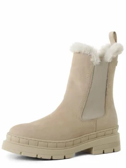 Tamaris Boots & Stiefeletten*Damen Boots aus Leder beige uni