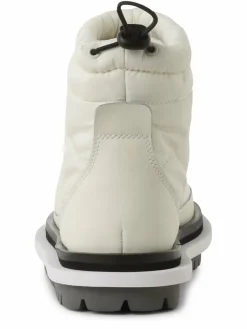 Tommy Jeans Boots & Stiefeletten*Damen Boots mit Leder-Anteil vanille uni