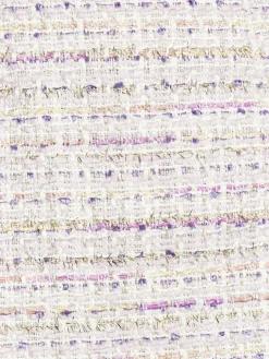 Faina Röcke*Damen Bouclé Minirock mehrfarbig uni