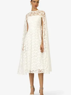 Kraimod Kleider*Damen Brautkleid weiß gemustert