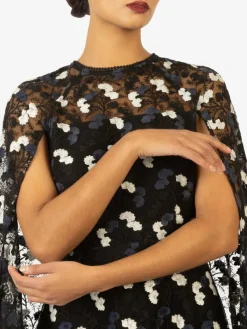 Kraimod Kleider*Damen Brautkleid schwarz gemustert