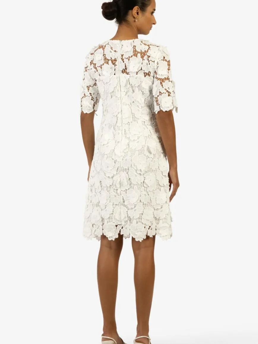 Kraimod Kleider*Damen Brautkleid weiß gemustert