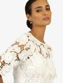 Kraimod Kleider*Damen Brautkleid weiß gemustert