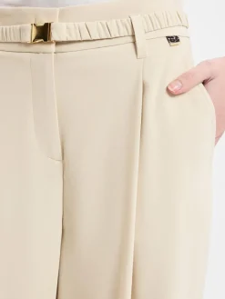 Marc Cain Collections Hosen*Damen Bundfaltenhose beige uni