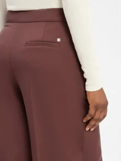 HUGO Hosen*Damen Bundfaltenhose - Horesa nougat uni
