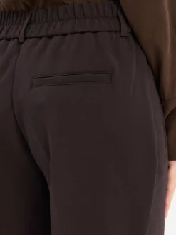 Opus Hosen*Damen Bundfaltenhose - Meeri city schoko uni