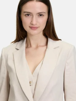 Betty & Co Blazer*Damen Businessblazer beige uni