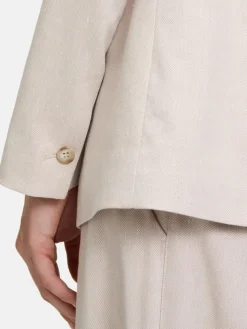 Betty & Co Blazer*Damen Businessblazer beige uni