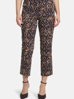 Betty Barclay Hosen*Damen Businesshose marine mehrfarbig gemustert