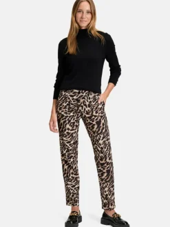 Betty Barclay Hosen*Damen Businesshose schwarz mehrfarbig gemustert