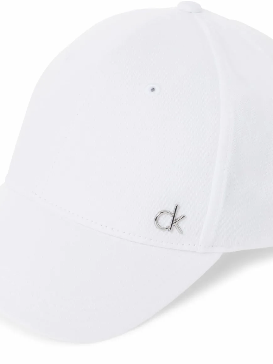 Calvin Klein Mützen & Hüte*Damen Cap - Metal Cotton weiß uni