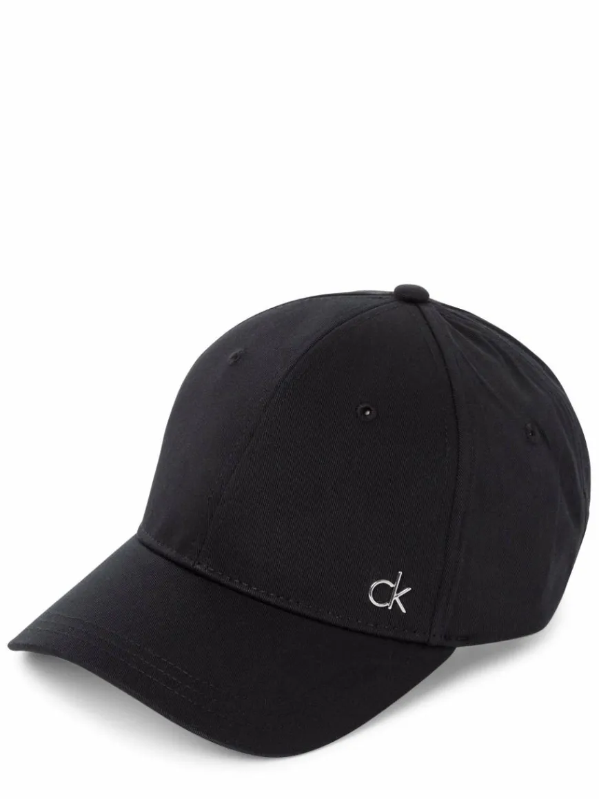 Calvin Klein Mützen & Hüte*Damen Cap - Metal Cotton schwarz uni