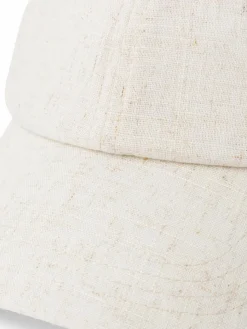 Opus Mützen & Hüte*Damen Cap mit Leinen-Anteil - Aciti sand uni