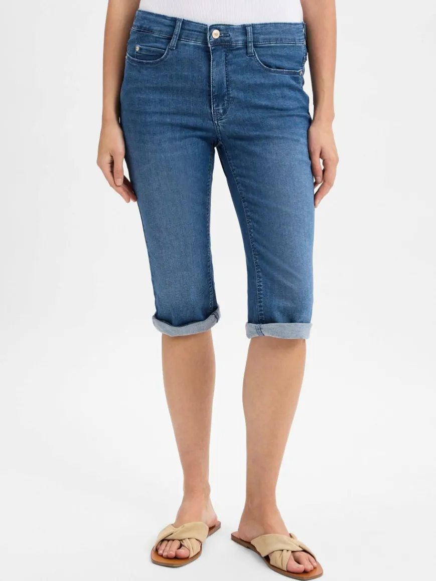MAC Jeans*Damen Capri-Jeans - Dream Sun blue stone uni