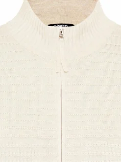 Olsen Pullover & Strickjacken*Damen Cardigan ecru uni