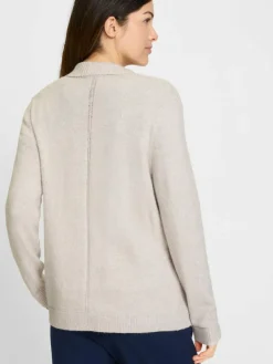 Olsen Pullover & Strickjacken*Damen Cardigan beige uni
