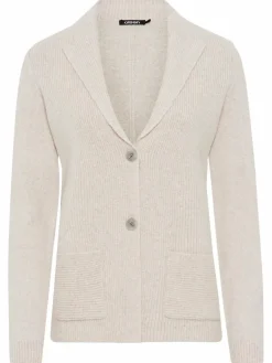 Olsen Pullover & Strickjacken*Damen Cardigan beige uni