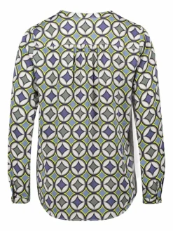 Cartoon Blusen*Damen Casual-Bluse mehrfarbig gemustert