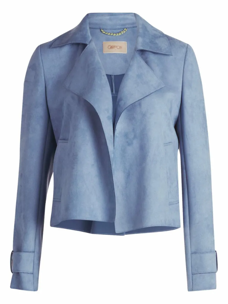 Cartoon Blazer|Jacken & Westen*Damen Casual-Jacke blau uni