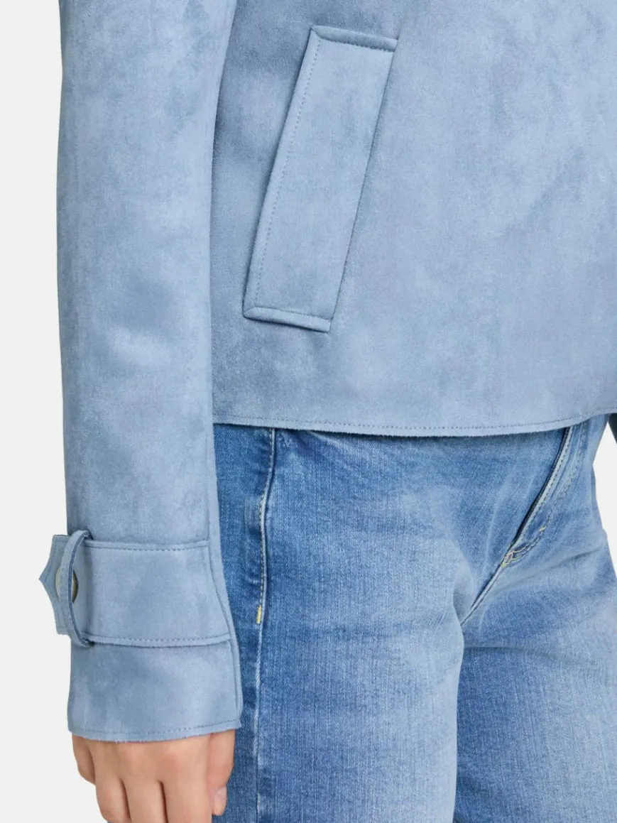 Cartoon Blazer|Jacken & Westen*Damen Casual-Jacke blau uni