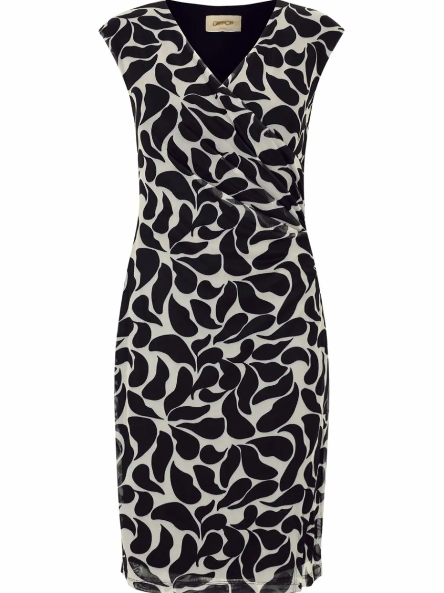 Cartoon Kleider*Damen Casual-Kleid mehrfarbig gemustert