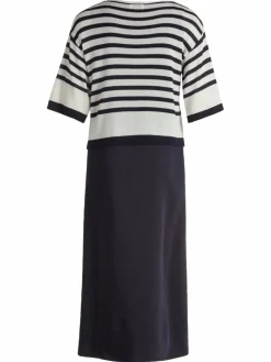 Vera Mont Kleider*Damen Casual-Kleid blau uni