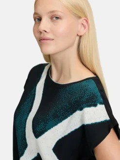 Betty & Co Blusen*Damen Casual-Shirt mehrfarbig gemustert