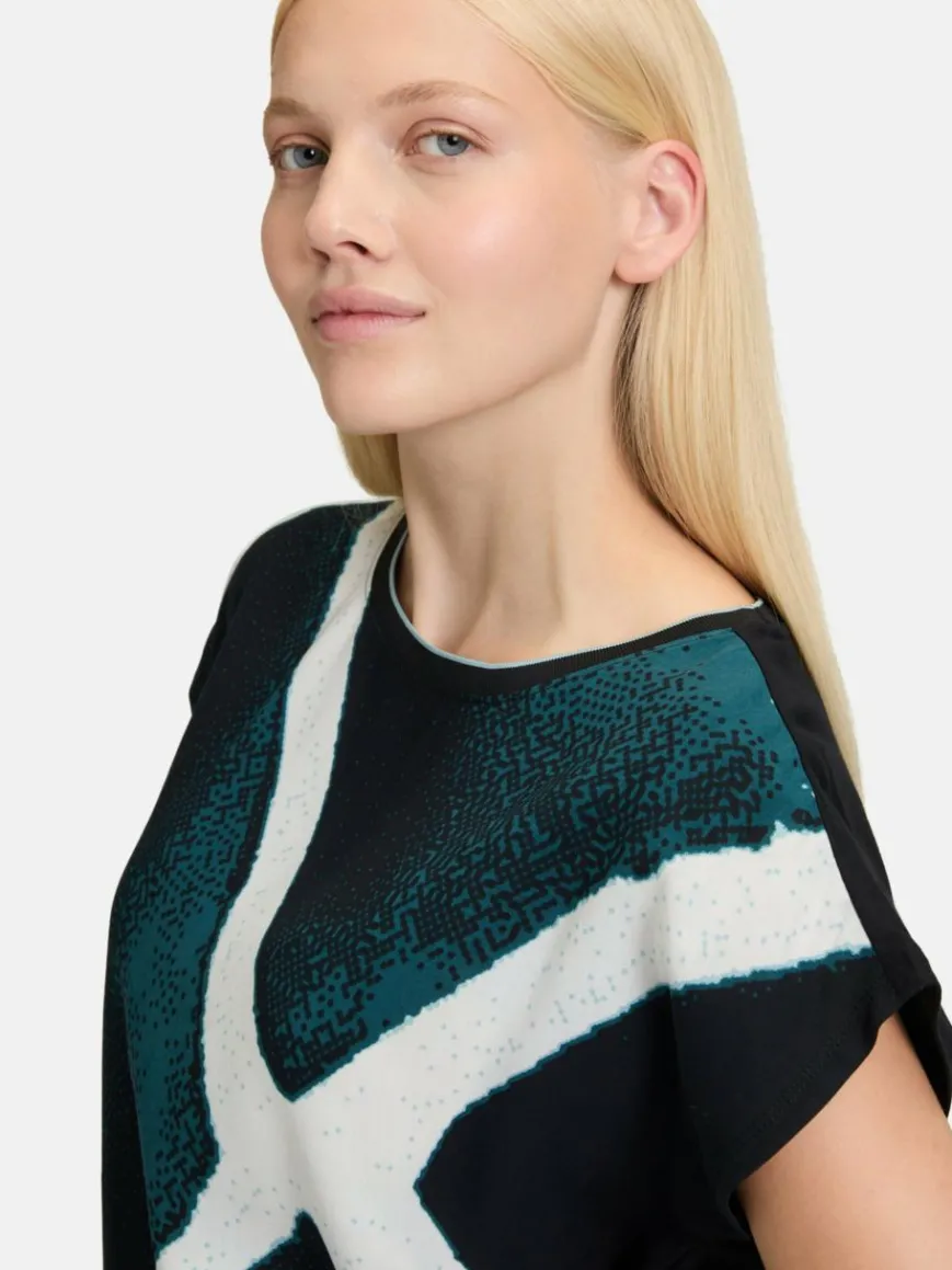 Betty & Co Blusen*Damen Casual-Shirt mehrfarbig gemustert