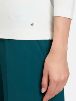 Betty & Co Shirts & Tops*Damen Casual-Shirt weiß uni