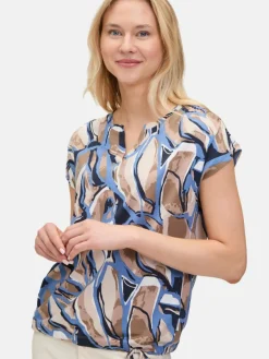 Betty & Co Blusen*Damen Casual-Shirt mehrfarbig gemustert