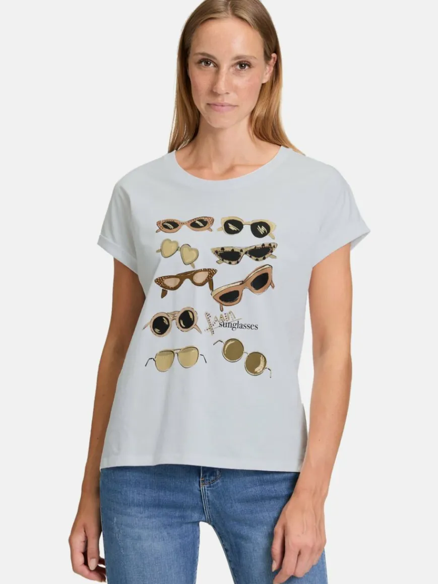 Betty Barclay Shirts & Tops*Damen Casual-Shirt weiß bedruckt